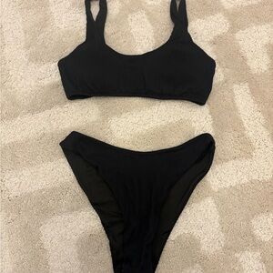 Buffbunny Chasing Waterfalls Bikini Set - Onyx